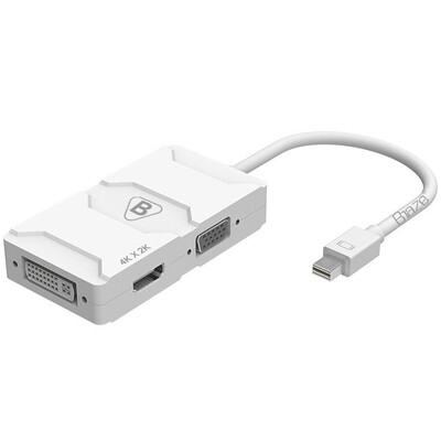 

BIAZE Mini DP очередь VGA / HDMI / DVI тройной конвертер 4K Displayport мини-молнии телевизионный монитор, подключенный к адаптеру интерфейса MacBook ZH8-4K