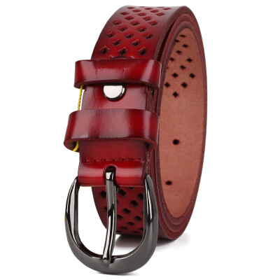 

Close lily LovingLilies ladies belt trendy rhombus-shaped hollow leather buckle female belt belt lace belt 12545 red