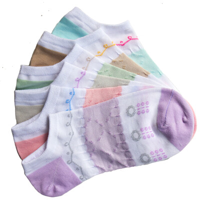 

Hengyuanxiang socks 6 pairs of women&39s pure color socks summer thin section invisible socks socks cotton socks A1171534