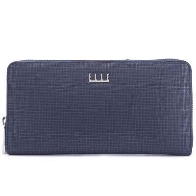 

ELLE HOMME business men&39s texture leather handbags men&39s large-capacity hand-held package men&39s wallet single pull handle bag blue 765411