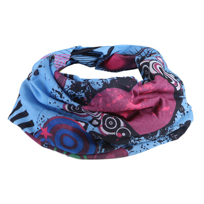 

LOCAL LION) headscarf sports scarf men and women general riding magic headscarf dust sweat breathable seamless sunscreen multi-purpose scarf blue