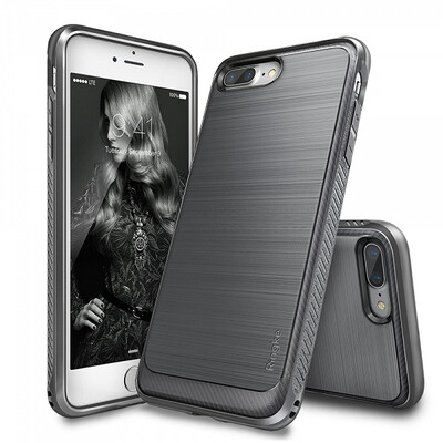 

Ringke Onyx iPhone 7 плюс телефон оболочки / защитный рукав / 7 Apple, телефон оболочки текстуры металла мягкой силиконовой оболочки сопротивление падение