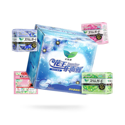 

Kao Lok&elegant  series sanitary napkin box 6 package special equipment daily 94 night with 26 Japanese original import