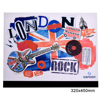 

CANSON Color Cover Painting Clip Sketch Sketch Sketch Frame 8K 320x450mm