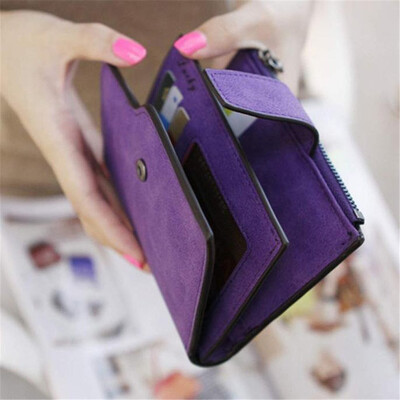 

MyMei Women Mini Grind Magic Bifold Leather Fashion Vintage Wallet Card Holder Purse