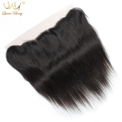 

7A Human Hair Brazilian Lace Frontal Closure Straight 13x4 Ear to Ear Bleached Knots Virgin Straight Hair Full Lace Frontals