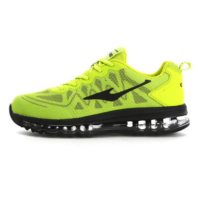 

Jingdong supermarket] Erke Erke ERKE running shoes 2016 new couples full palm air cushion damping exercise jogging shoes male 51116120028 lime green 40