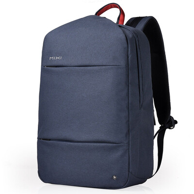 

Mi Xi mixi anti-theft backpack shoulder bag male business notebook computer bag travel travel college student book hidden blue 165 inch M5398