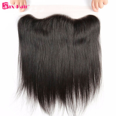 

13x4 Lace Frontal Closure Silky Sraight Brazilian Remy Hair Ear To Ear Frontal Closure With Baby Hair Free Part Zax Hair