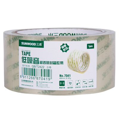 

Miki (SUNWOOD) 7041 low noise high transparent sealing tape 48mm * 60y (54.9 meters