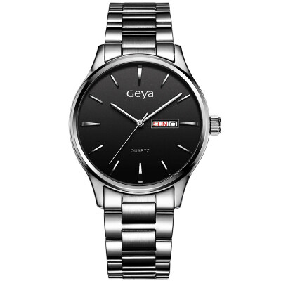 

Geya (Geya) watch time series quartz couple table male watch black G07002GWK