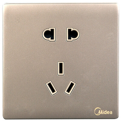 

Midea (Midea) переключатель гнездо пять отверстий двадцать три вставить скрытое элегантное золото 86 нет границы