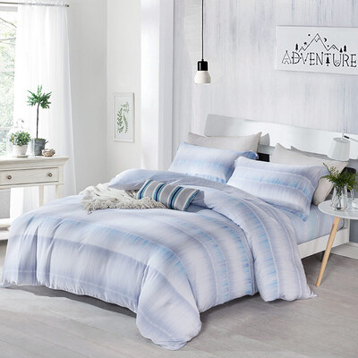 

Jia Bai four sets of sets of bed four sets of quilt bed sheets bamboo fiber Tencel fabric confused 220 240