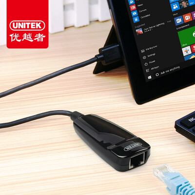 

UNITEK USB to cable interface USB to RJ45 notebook Gigabit Ethernet cable converter Apple Mac desktop computer external network port Y-3461