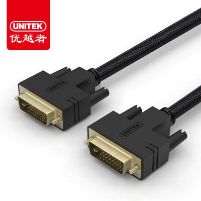 

(UNITEK) DVI cable dvi-d cable 5 meters 24 + 1 computer connected display TV line male to public high-definition digital video cable Y-C210A