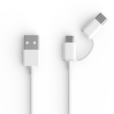 

Xiaomi ZMI AL511 Micro USB and Type-C charging and data transfer cable, white