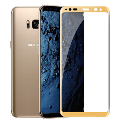 

Длинный стальной пассажир Samsung S8 пленочного покрытие полноэкранного 3D гибко стали взрывозащищенным HD фильма стеклянной пленки пригодного для Samsung Galaxy S8 (золото)