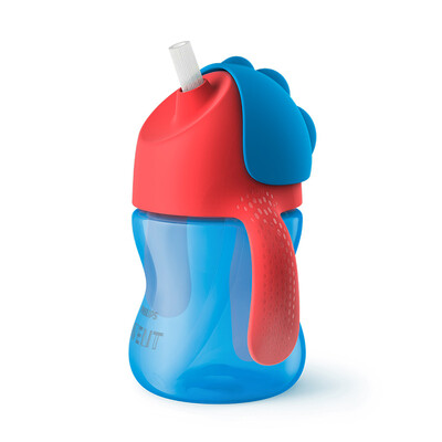 

Philips AVENT 200 ml with handle sippy cup childrens cup baby drinking cup red&blue American dentist recommended SCF79301