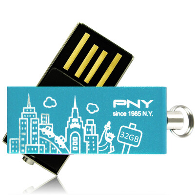 

PNY (PNY) U диск твин диск 32G (Sky Blue)