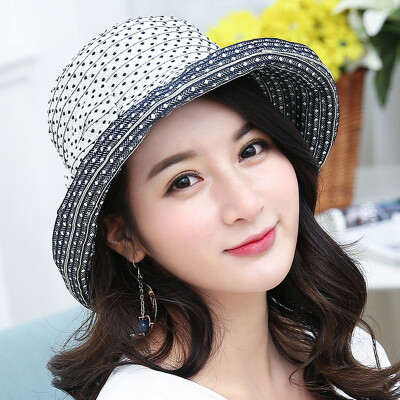 

Jingdong Supermarket Meng Si Ke MSEK WMZ170760 hat female Korean version of the curling sun hat outdoors outdoor hat fisherman cap skin powder