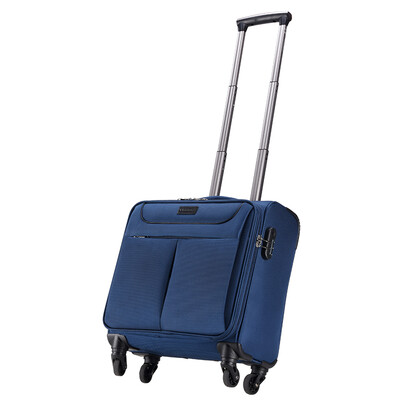 

Surelaptop Business Computer Luggage Box Universal Chassis Mount Wear Trolley Case Soft Case Travel Bag 17 &quot9705-17 Blue