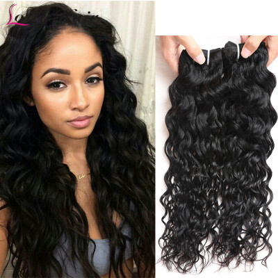 

4 Bundles Water Wave Malaysian Virgin Hair Ocean Wave Human Hair Extensions 7A Malaysian Water Wave Virgin Hair Bundles Deals