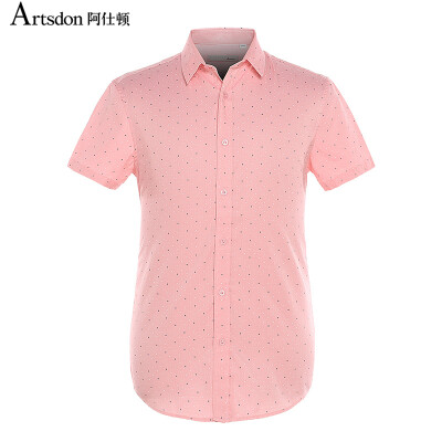 

Aston Summer Shirt Comfortable Business Casual Breathable Collar Men's Short Sleeve Shirt Blue 180 /  A2170004