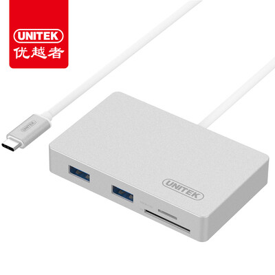 

Улучшенный человек (UNITEK) Type-C Скорость передачи данных для чтения карт USB3.0 HUB разветвитель концентратор Apple Macbook компьютера OTG смартфона док-станция для Y-3094