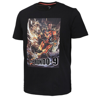 

ANTA Men&39s Clothing 15621142-2 Round Knit Short Sleeve T-Shirt Print Basketball Short T Base Black XL