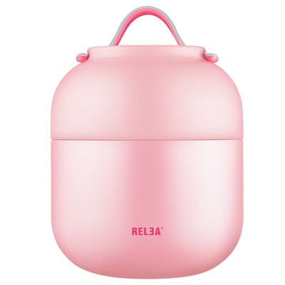 

Jingdong Supermarket creatures RELEA 700ML braised beaker stainless steel vacuum stew brazing pot thermostat creative student insulation lunch box honey powder