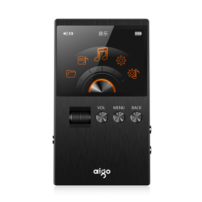 

Aigo MP3-105 mp3 player music Hi-Fi HD portable gray black