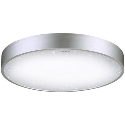 

Three male aurora led ceiling lamp modern simple atmosphere round master bedroom lights third gear color 32W silver