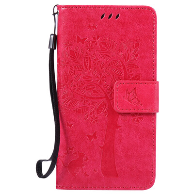 

Rose Tree Design PU Leather Flip Cover Wallet Card Holder Case for SAMSUNG A5
