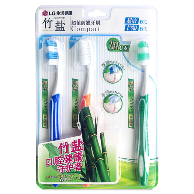 

LG Bamboo Salt Toothbrushes 3 Pcs