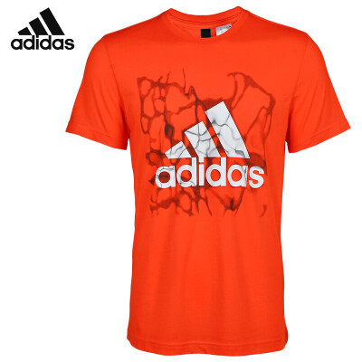 

Adidas adidas sportswear men's casual T-shirt breathable badminton service BK2817 XL red