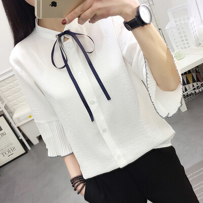 

VIVAHEART Korean Bowknot T-Shirt Women&39s Short Sleeve T-shirt T-Shirt VWCD174238 White One Size