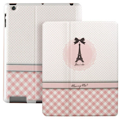 

Illustrator Apple iPad2 iPad4 iPad3 Case Case Cartoon Holder All Pack Leather Jacket Series Eiffel Love