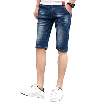 

GLO-STORY denim shorts men's pants skirt summer shorts SNK71051 denim blue 36