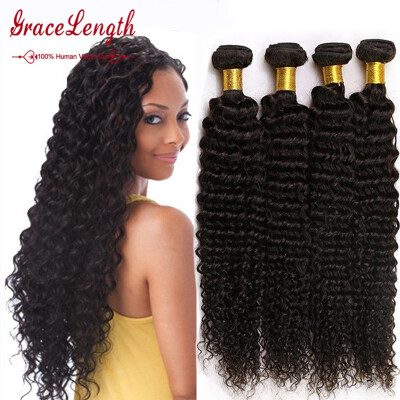 

8A Mongolian Deep Curly Virgin Hair 4 Bundles Pure Mongolian Deep Wave Hair Grace Length Hair Mongolian Human Hair Weave Bundle