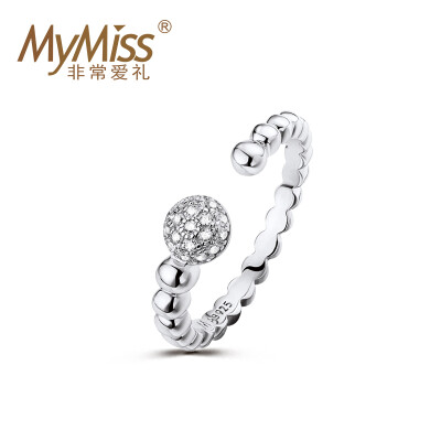 

Mymiss925 Silver Couple on the ring open male and female ring ring ring couple lovers love gift