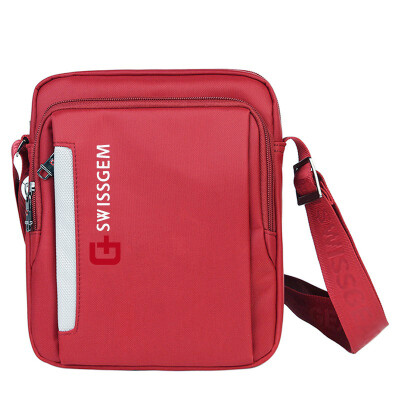 

SVVISSGEM Shoulder Messenger Bag Business Fashion Shoulder Bag Shoulder Bag Waterproof Leisure iPad Bag Travel Bag SA-5008 Red