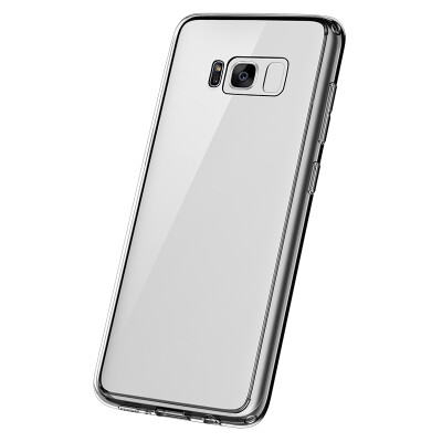 

ROCK Locke Samsung s8plus телефон оболочки / защитный рукав ранней серии твердых и мягких оболочек / тонкий прозрачный черный пиджак