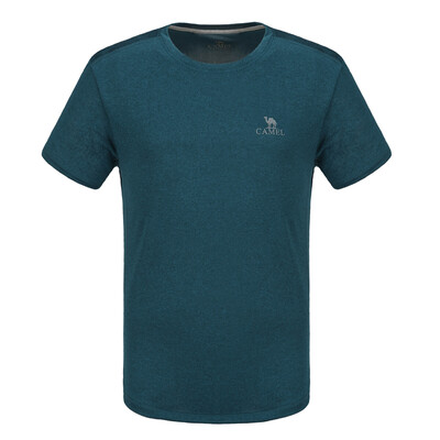 

Camel (CAMEL) outdoor sports T-shirt couples breathable round neck sports fashion short-sleeved T-shirt female A7S1U7204 pink blue S