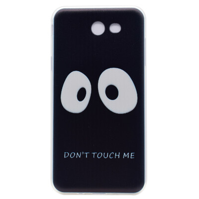 

Do not touch me Pattern Soft Thin TPU Rubber Silicone Gel Case Cover for SAMSUNG Galaxy J7 2017/J710