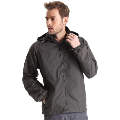 

Carpenter (clothin) skin windbreaker couple outdoor sports double skin clothing light breathable windbreaker CD13006 female models lake blue 3XL code
