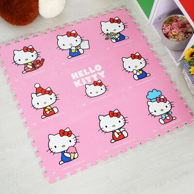 

MINGDE Crawl mat Подушка матраса матраса Увлажнение Anti-slip Anti-impact 30 * 30 * 1cm (9шт) Розовый KT Cat