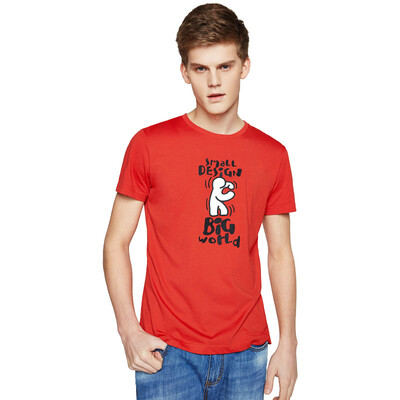 

A21 чистое удовольствие Мужская Тонкий печатных короткими рукавами футболки 4721330038 цветок серый 185 / 96A / XXL