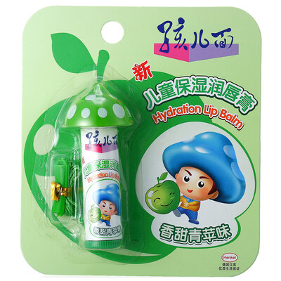 

Children face moisturizing lip balm / green apple 3.5g (moisturizing, natural smell