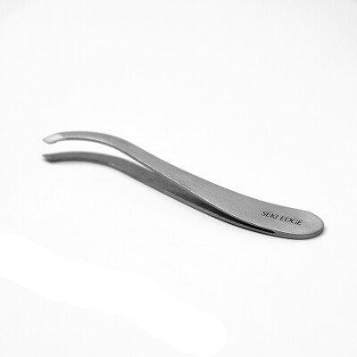 

SEKI EDGE SS-512 S-type beauty tweezers (imported from Japan) stainless steel repair eyebrows small tweezers white