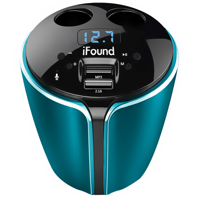 

ifound mp3-плеер для автомобиля зарядное устройство FZ-26S сине-черный